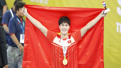 Trần Hưng Nguyên: ‘Tôi hơi áp lực khi thi chung kết đầu tiên của môn bơi’